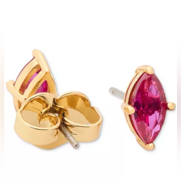 NWT! Kate Spade Signature Solitaire Stud Earrings - Picture 5 of 7